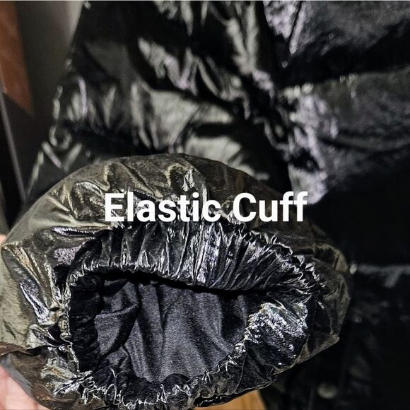 XOXO Women's black winter puffer jacket Size XL & Large NWT - Picture 6 of 16